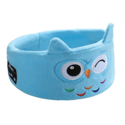 Soft Elastic Comfortable Wireless Music Earphones Kids Animal Sleeping Headphones  Dream Tech Sleep