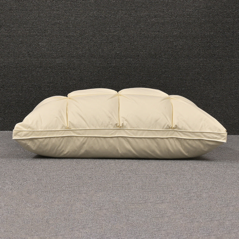 White Goose Down Cotton Pillow  My Store