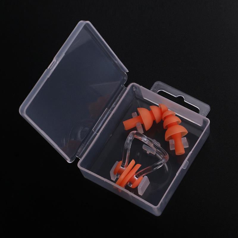 Ear Plugs Tapones Silicone Boxed Nose Clip Earplugs Suit Swimming Waterproof Earplugs  Dream Tech Sleep