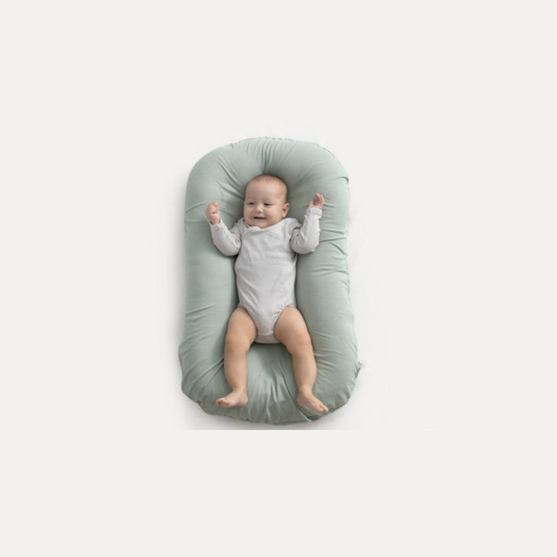Portable Baby Nest Bed - Cotton Crib for Newborns, Travel Cradle Cushion  Dream Tech Sleep
