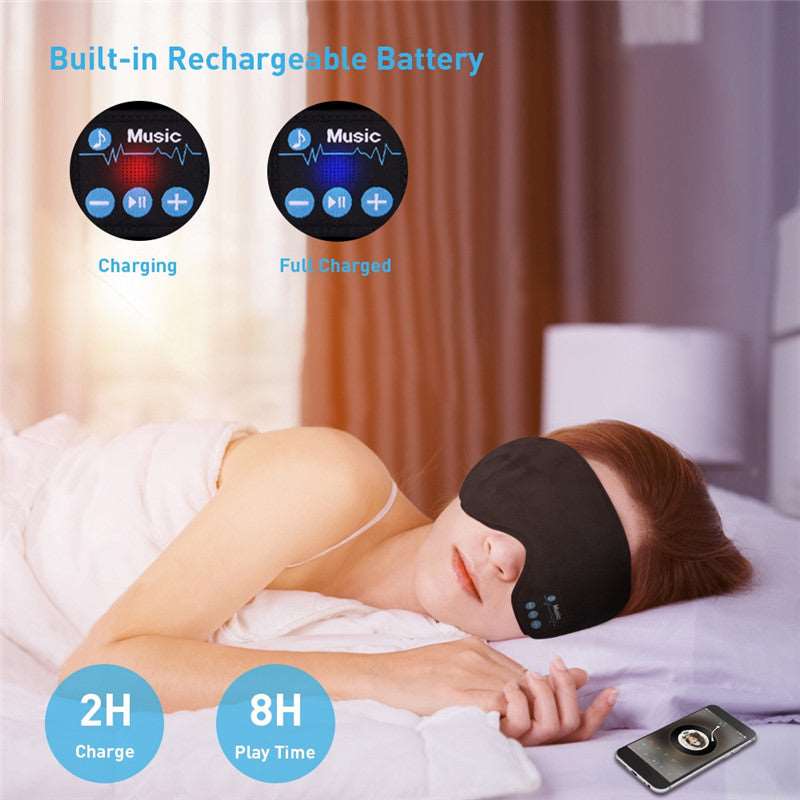 Bluetooth Music Eye Mask | Wireless Sleep Aid & Relaxation  Dream Tech Sleep