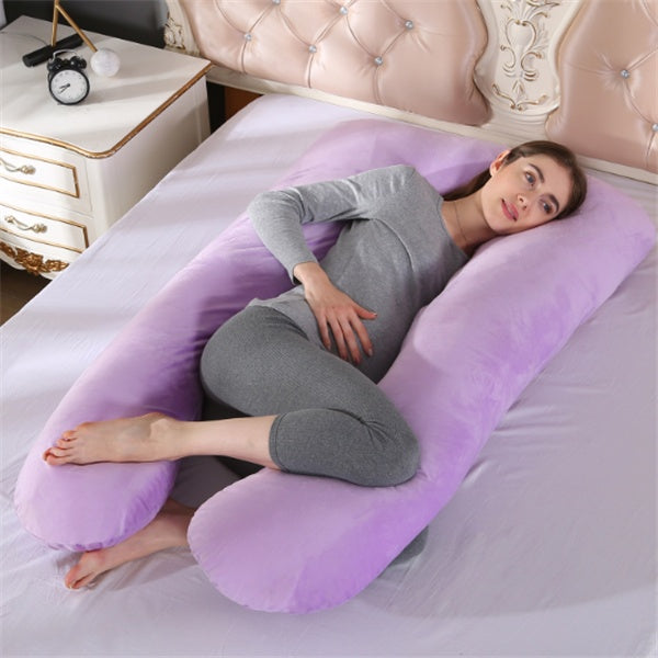 Sleeping Support Pillow for Pregnant Women - U-Shaped Maternity Pillow  Dream Tech Sleep