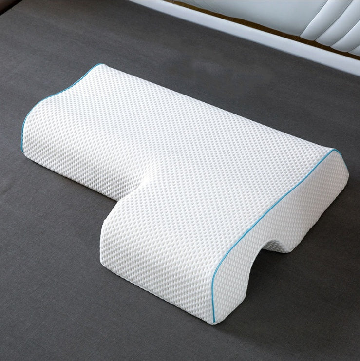 Couples Cuddle Pillow with Slow Rebound Memory Foam for Arm Rest  Dream Tech Sleep