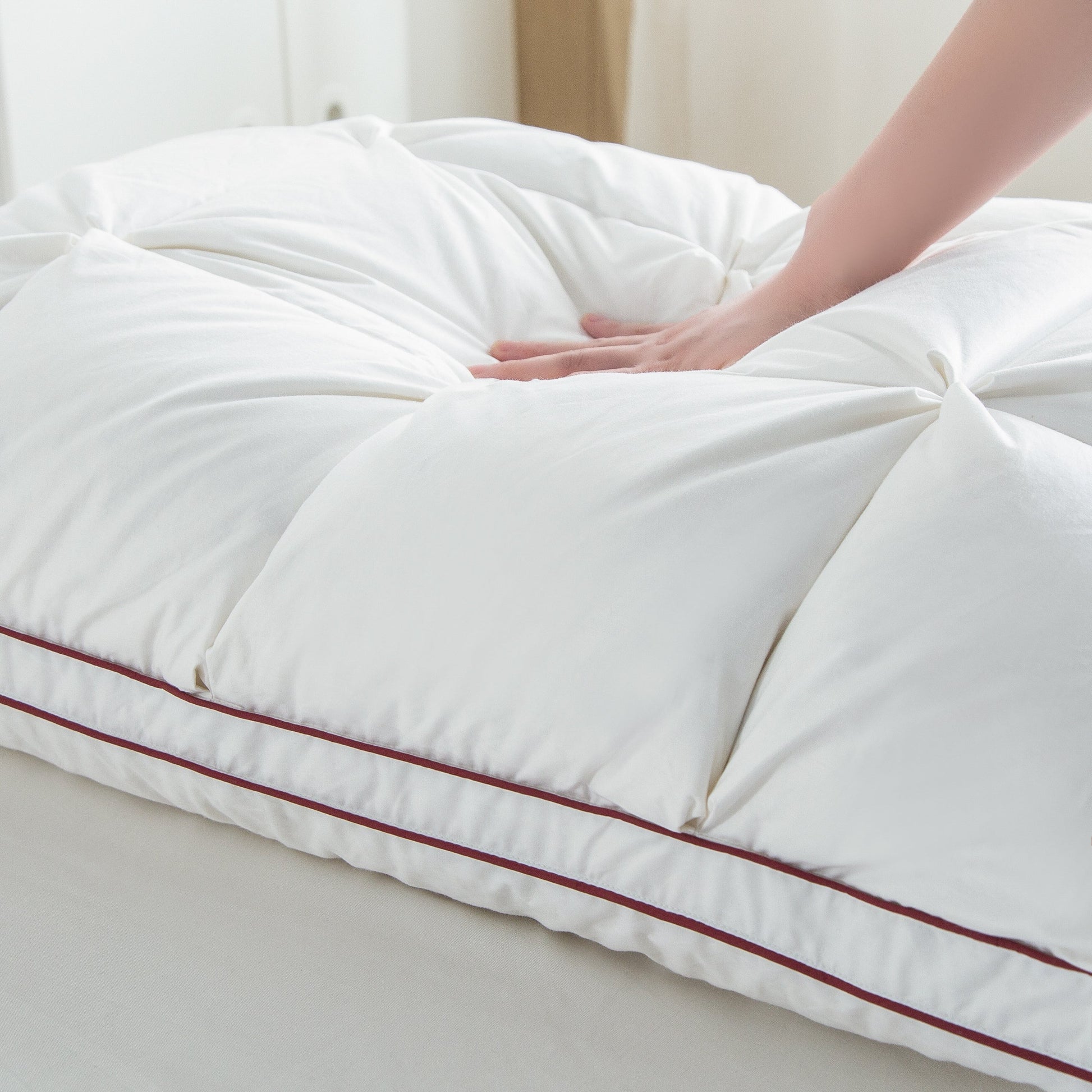 Luxury White Goose Down Pillow  Dream Tech Sleep