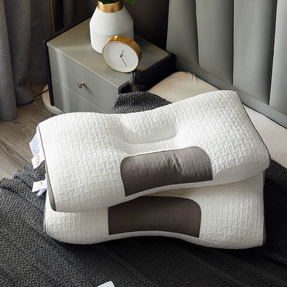 Light Luxury SPA Massage Pillow Single Pillow Core Neck Protection Adult Sleep Pillow Fiber Zone Massage Cervical Pillow Dormito  Dream Tech Sleep