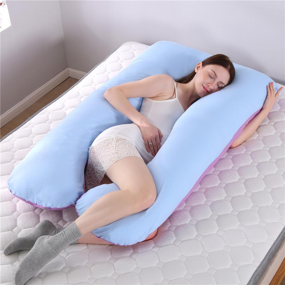 Sleeping Support Pillow for Pregnant Women - U-Shaped Maternity Pillow  Dream Tech Sleep