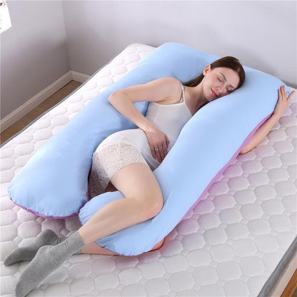 Sleeping Support Pillow for Pregnant Women - U-Shaped Maternity Pillow  Dream Tech Sleep