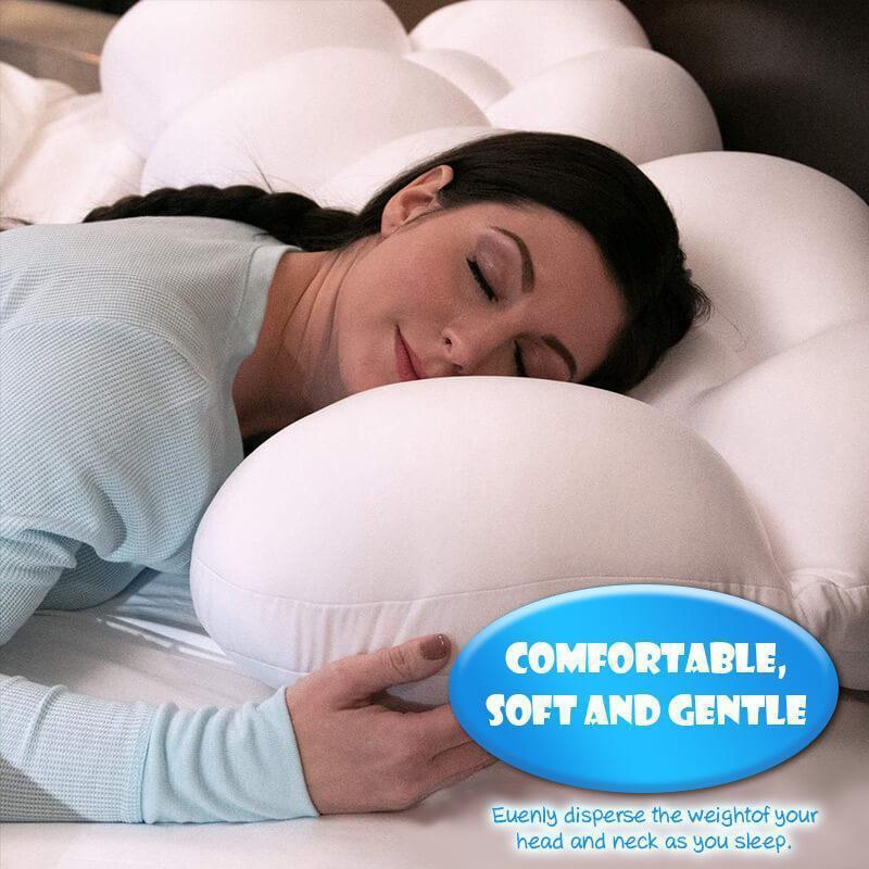 Comfortable Soft Foam Egg Shape Neck Support Sleep Pillow  Dream Tech Sleep