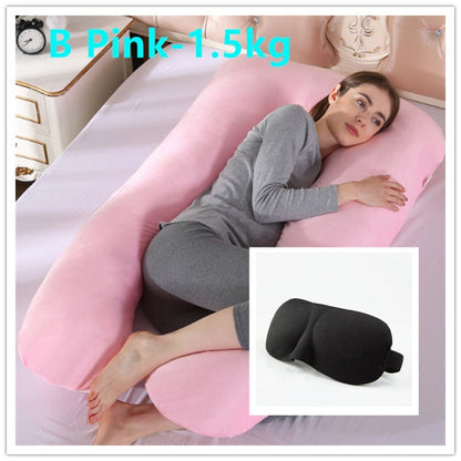 Sleeping Support Pillow for Pregnant Women - U-Shaped Maternity Pillow  Dream Tech Sleep