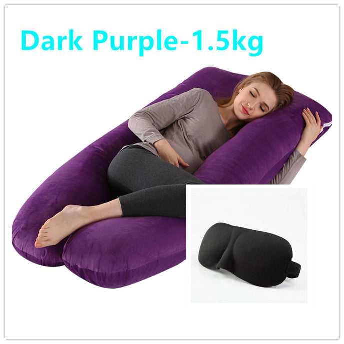 Sleeping Support Pillow for Pregnant Women - U-Shaped Maternity Pillow  Dream Tech Sleep