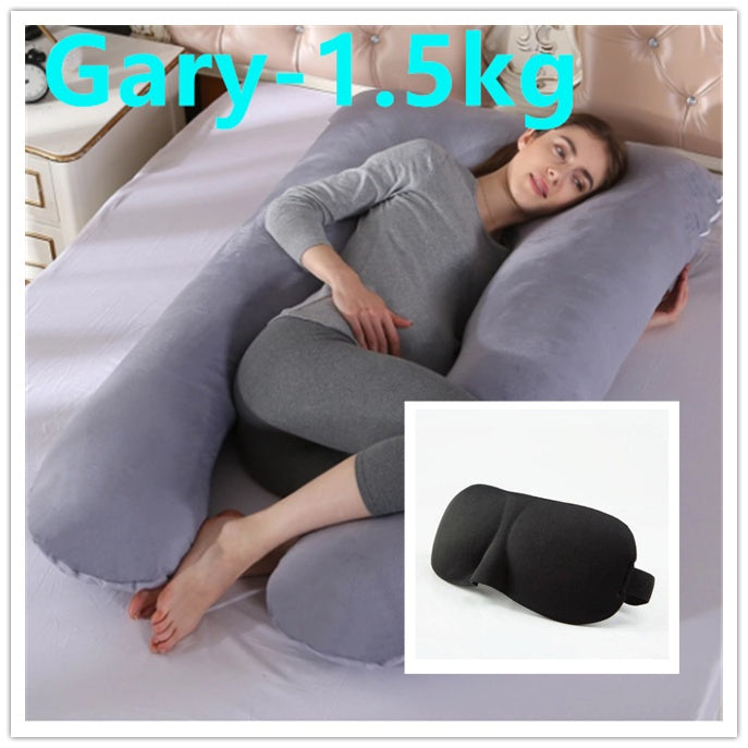 Pregnancy Sleeping Support Pillow - U-Shaped Maternity Pillow  Dream Tech Sleep