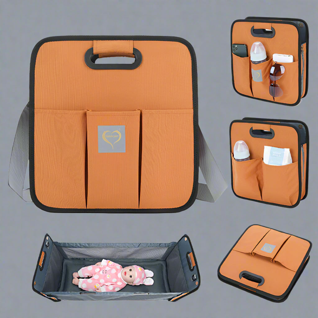 New Design Fashion Portable Shoulder Folding Bed Baby Nappy Messenger Bags  My Store