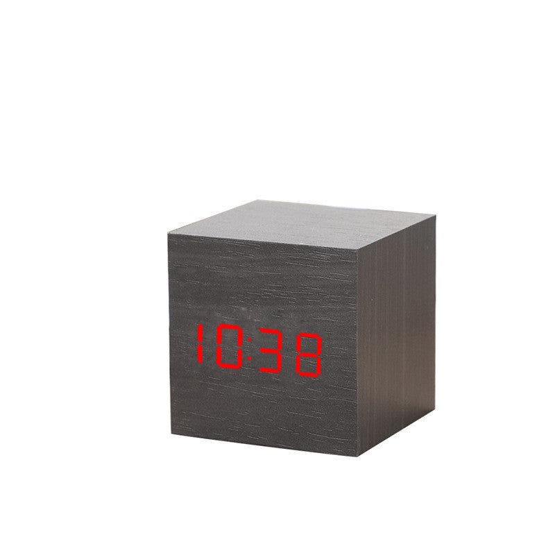 Alarm Clock LED Wooden Watch Table Digital Despertador Electronic Desktop Clocks  Dream Tech Sleep