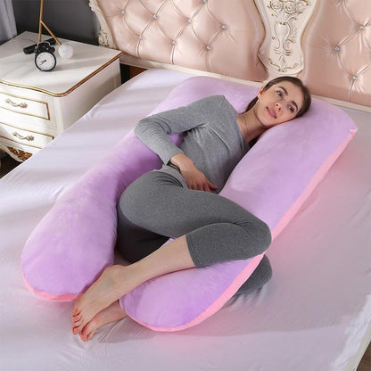 Sleeping Support Pillow for Pregnant Women - U-Shaped Maternity Pillow  Dream Tech Sleep