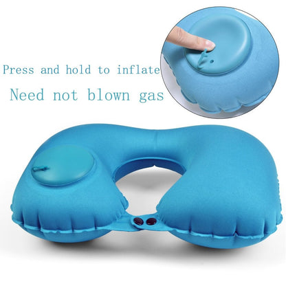 Portable U-Shape Inflatable Travel Pillow  Dream Tech Sleep
