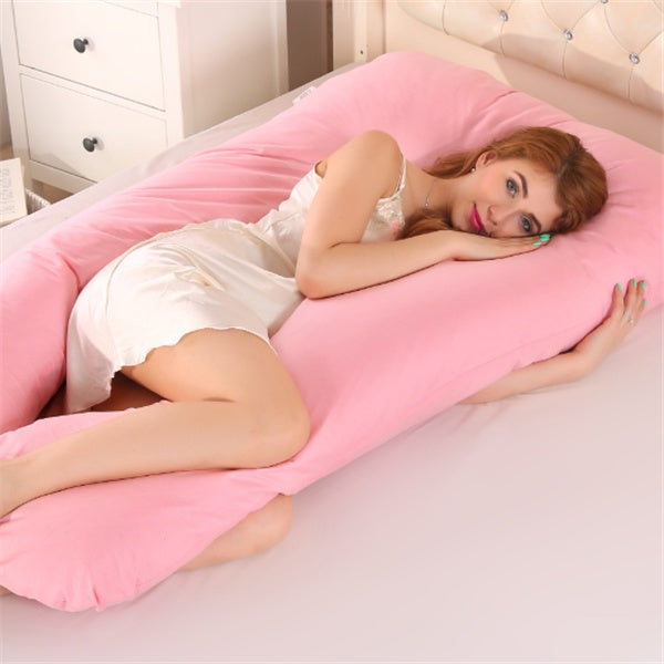 Sleeping Support Pillow for Pregnant Women - U-Shaped Maternity Pillow  Dream Tech Sleep
