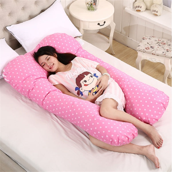 Pregnancy Sleeping Support Pillow - U-Shaped Maternity Pillow  Dream Tech Sleep