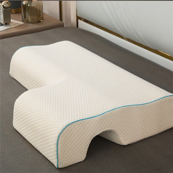Couples Cuddle Pillow with Slow Rebound Memory Foam for Arm Rest  Dream Tech Sleep