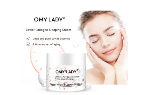 Collagen Sleep Cream - Overnight Skin Rejuvenation  Dream Tech Sleep