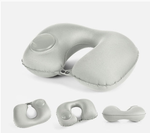 Portable U-Shape Inflatable Travel Pillow  Dream Tech Sleep