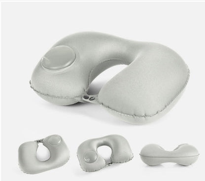 Portable U-Shape Inflatable Travel Pillow  Dream Tech Sleep