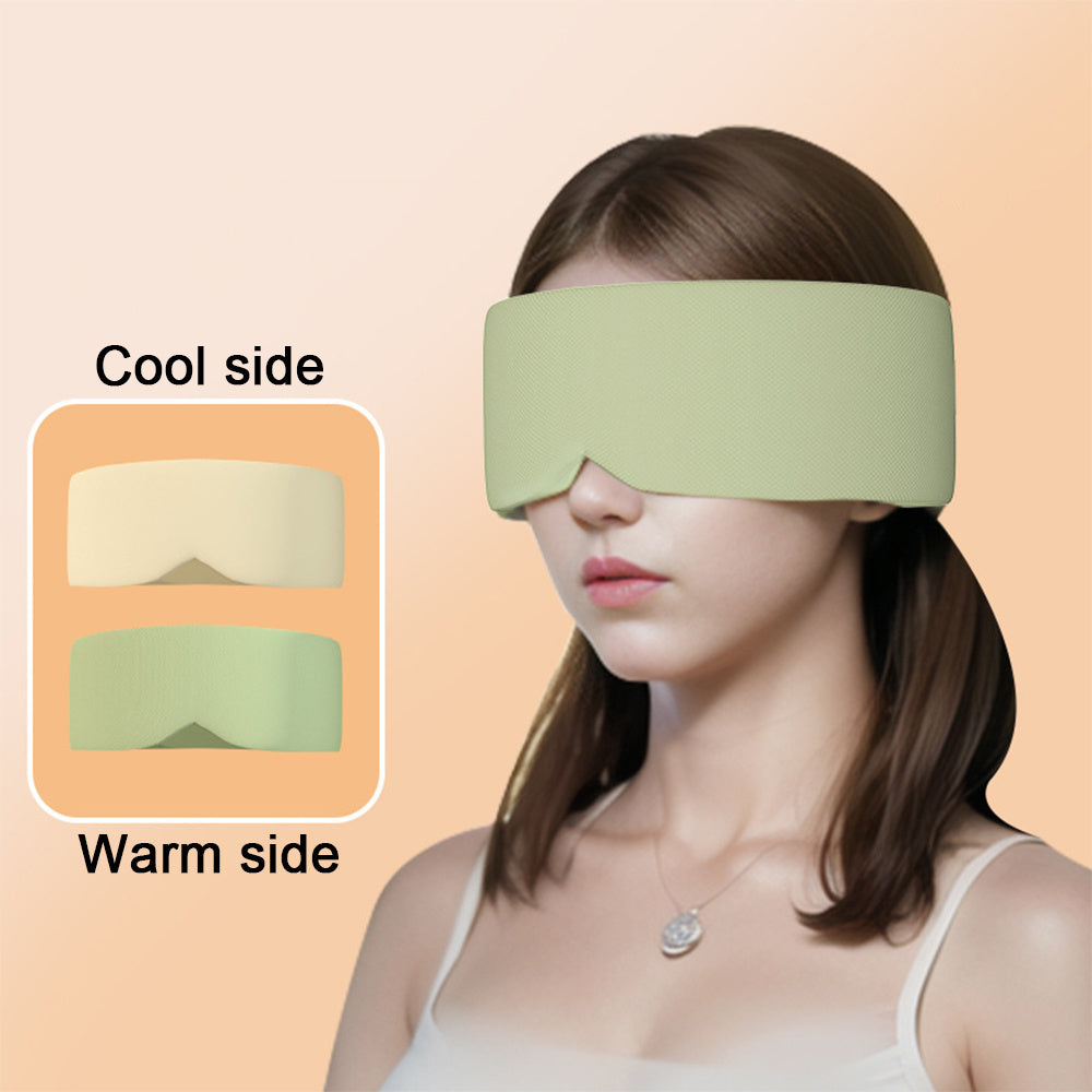 Silk Cotton Padded Eye Mask | Full Cover Light Block, Warm & Cold  Dream Tech Sleep
