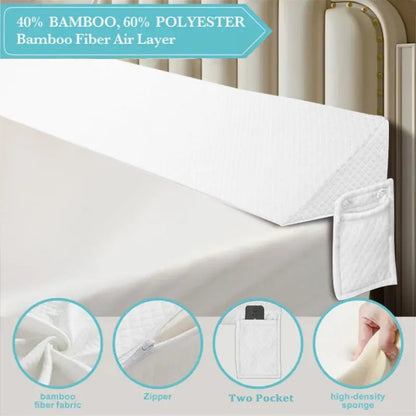 Air Layer Fabric Gap Pillow Diamond-shaped Pocket193x24.5x15cm  My Store
