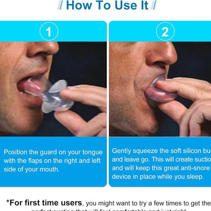 Anti-snoring Device Tongue Case Silicone Anti-snoring Respirator Sleeping Aid Instrument Resistance  My Store