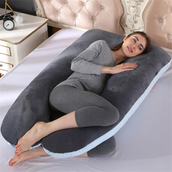 Sleeping Support Pillow for Pregnant Women - U-Shaped Maternity Pillow  Dream Tech Sleep