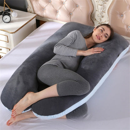 Sleeping Support Pillow for Pregnant Women - U-Shaped Maternity Pillow  Dream Tech Sleep