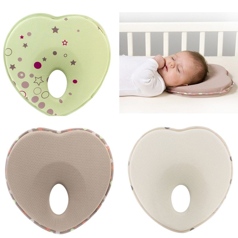 Newborn Anti-Roll Pillow with Flat Head Prevention  Dream Tech Sleep