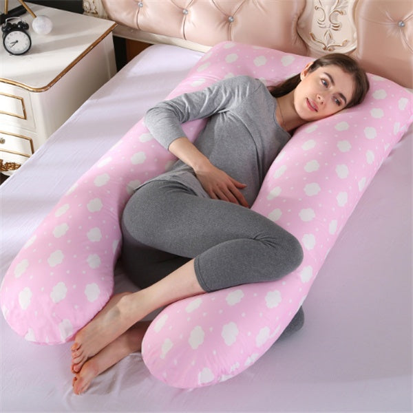 Pregnancy Sleeping Support Pillow - U-Shaped Maternity Pillow  Dream Tech Sleep