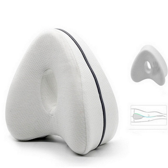 Heart-Shaped Foam Memory Pillow Contour Memory Foam Leg Pillow Orthopaedic Pillow Back Hips Knee Support Relief Back Hips Wedge  Dream Tech Sleep