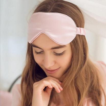 Silk Sleep Eye Mask 19 Momme Mulberry Sleeping Cover Eyepatch Blindfolds Insomnia Caring Sleep Shield Light Goggles Quality  Dream Tech Sleep