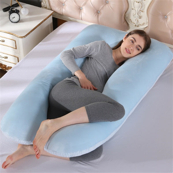 Sleeping Support Pillow for Pregnant Women - U-Shaped Maternity Pillow  Dream Tech Sleep