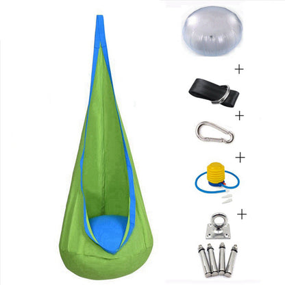 Children Pod Hammock: Indoor & Outdoor Hanging Chair  Dream Tech Sleep