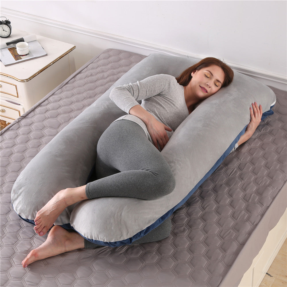 Sleeping Support Pillow for Pregnant Women - U-Shaped Maternity Pillow  Dream Tech Sleep