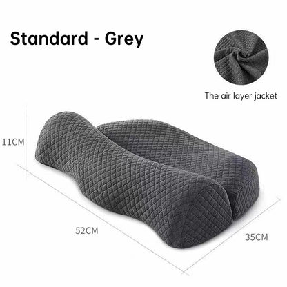 Bed Side Sleeping Pillow Neck Pain Relief Ergonomic Cervical Memory Foam Pillow  Dream Tech Sleep