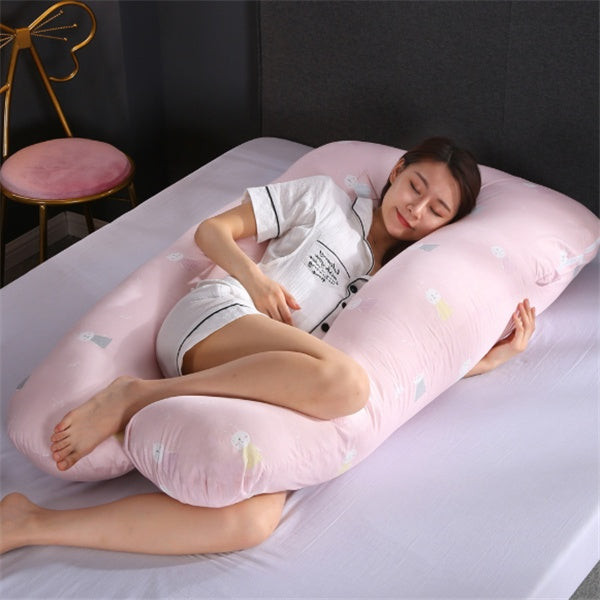 Pregnancy Sleeping Support Pillow - U-Shaped Maternity Pillow  Dream Tech Sleep