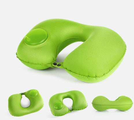 Portable U-Shape Inflatable Travel Pillow  Dream Tech Sleep