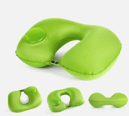 Portable U-Shape Inflatable Travel Pillow  Dream Tech Sleep