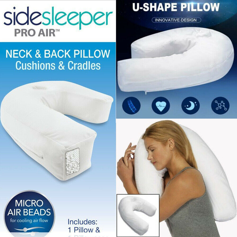 U-Shaped Side Sleeper Pillow | Waist Support & Sleep Buddy  Dream Tech Sleep