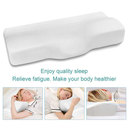 Orthopedic Memory Foam Pillow for Neck Pain Relief and Better Sleep  Dream Tech Sleep