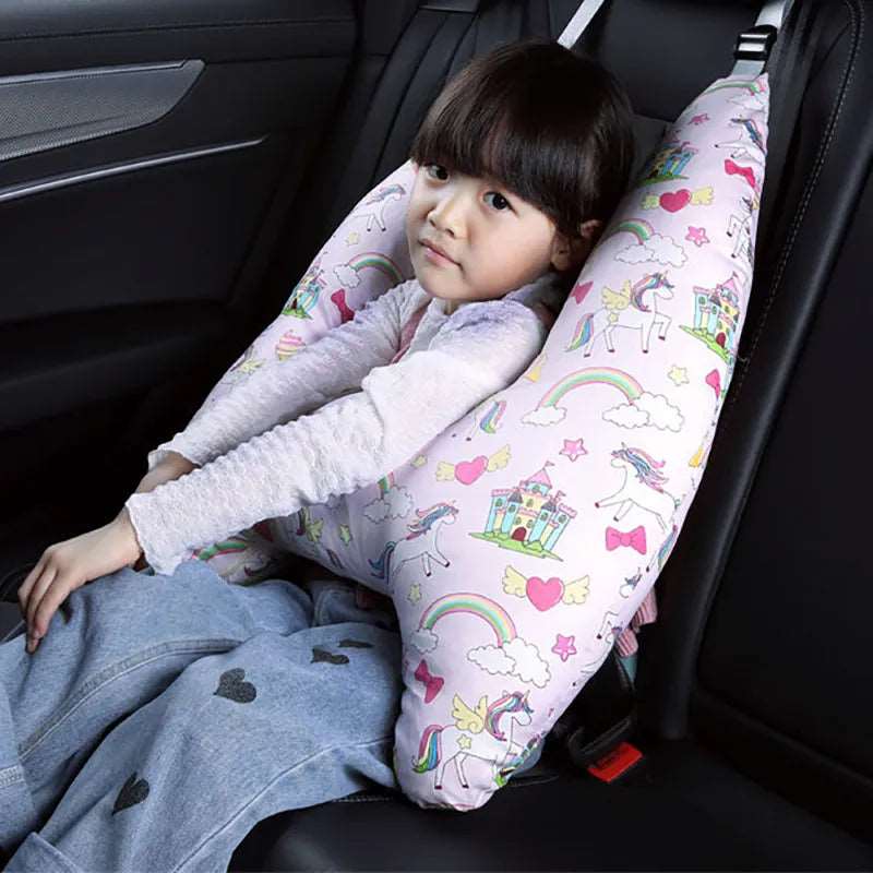 Adorable Kids Animal Travel Pillow for Comfy Journeys  Dream Tech Sleep