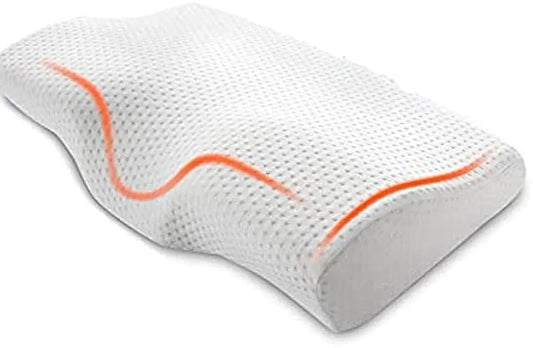 Orthopedic Memory Foam Pillow for Neck Pain Relief and Better Sleep  Dream Tech Sleep