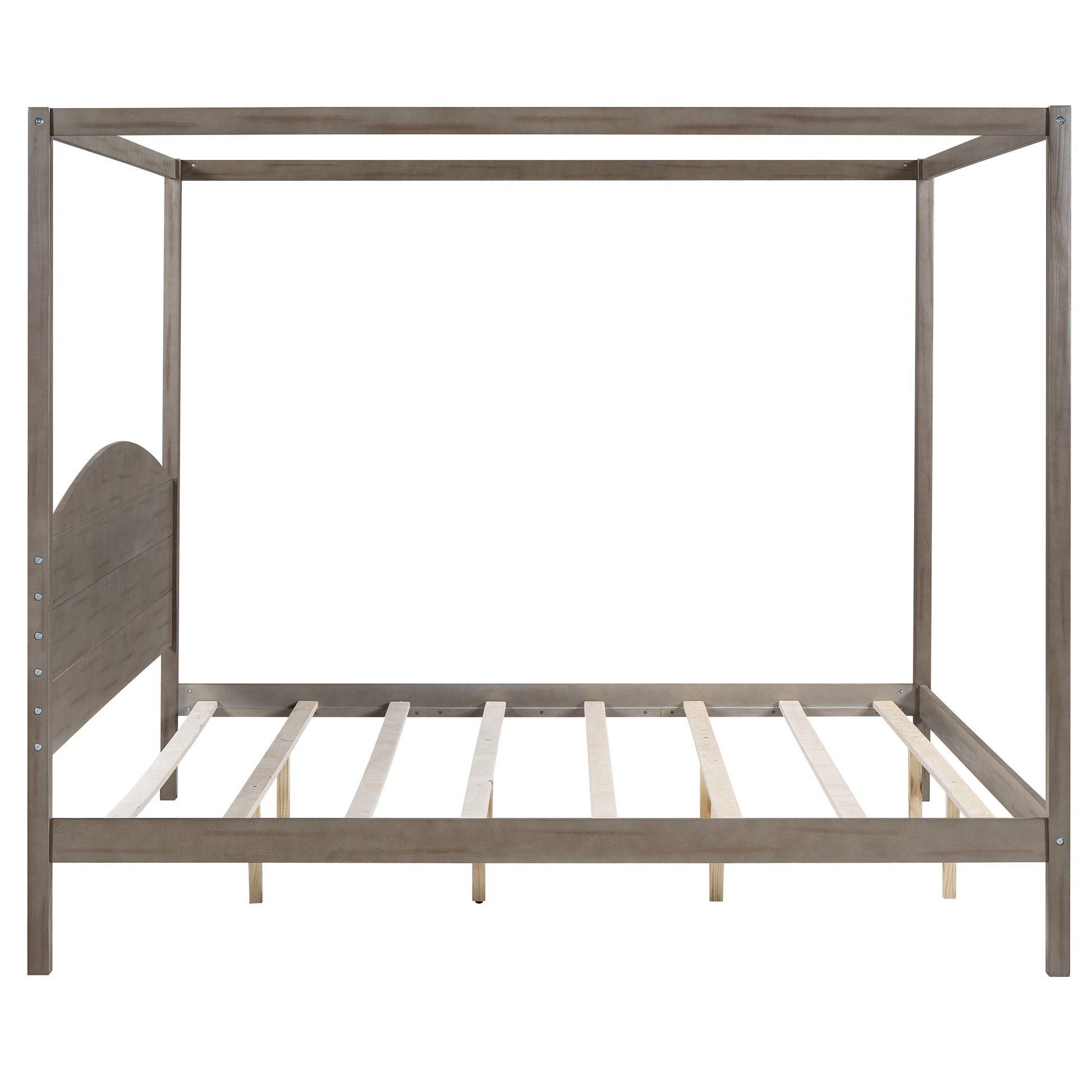 King Canopy Platform Bed  Dream Tech Sleep