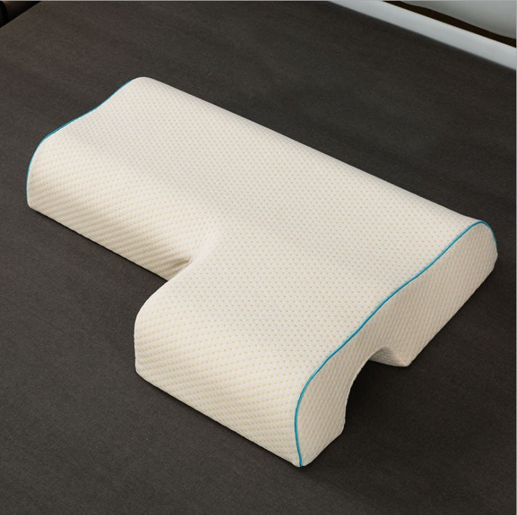 Couples Cuddle Pillow with Slow Rebound Memory Foam for Arm Rest  Dream Tech Sleep