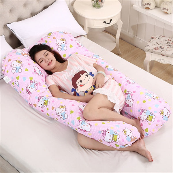 Sleeping Support Pillow for Pregnant Women - U-Shaped Maternity Pillow  Dream Tech Sleep
