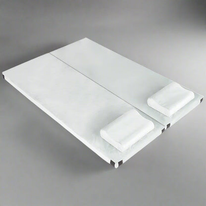 75 X 25 X 3in Memory Foam Short Plush Bed Grey Camping Mattress With Storage Bag With Pillow  Dream Tech Sleep
