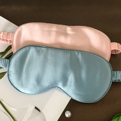 Silk Sleep Eye Mask 19 Momme Mulberry Sleeping Cover Eyepatch Blindfolds Insomnia Caring Sleep Shield Light Goggles Quality  Dream Tech Sleep